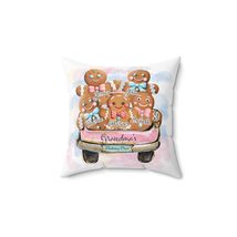 Personalised Polyester Square Pillow, Gingerbread Car 16&quot; × 16&quot; - £19.66 GBP+