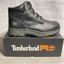 Timberland PRO Boots Workstead SD35 Black Leather Work/Safety Composite Mens 13 - £75.76 GBP