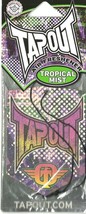 TAPOUT tropical mist AIR FRESHENER shaped official merchandise USA seale... - $5.06