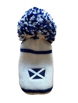 Asbri Pom Pom Driver Golf Headcover - Scotland. White. - £17.93 GBP