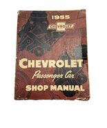 1955 Chevrolet Passenger Car Shop Manual Vintage Chevy Service Repair Book - $37.80