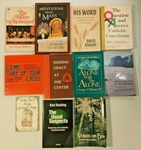 Lot 11 books for Catholics on Catholicism, Mass explained, Catechism, faith - £26.07 GBP