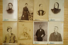 Vintage Lot Cabinet Photos Morrison Studio Harrisonburg VA Men Widow Memorial - £51.43 GBP