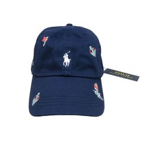 Polo Ralph Lauren Nautical Boating Baseball Hat Cap Navy Adjustable Fit NEW - £39.18 GBP