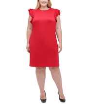 New Tommy Hilfiger Red Career Sheath Dress Size 14 W Women - £55.35 GBP