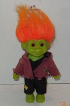 Vintage Russ Berrie Trolls Frankenstein 5&quot; Doll Halloween - £38.84 GBP