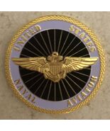 USN NAVAL AVIATOR  GOLD WINGS PILOT TOP GUN Challenge Coin NAVY US Aviation - $14.75