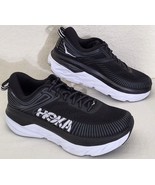 HOKA ONE Bondi 7 Women’s Running Shoe BLACK WHITE BWHT SZ 7,8,8.5,9.5DNEW! - $179.99