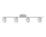 Hampton Bay Pratford 2.6 ft. 4-Light Brushed Nickel LED Fixed Track Ligh... - $68.71