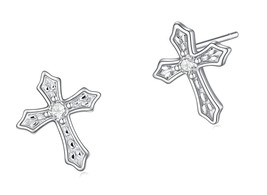 925 Sterling Silver Cross Earrings for Women Teen Girls - $47.83