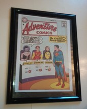 Legion of Super-Heroes Poster #1 FRAMED Superboy Adventure Comics #247 C... - £59.06 GBP