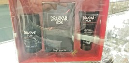 Drakkar Noir 3 Piece EDT Eau de Toilette GIFT SET for Men Him 3.4 1.7 2.... - £71.09 GBP