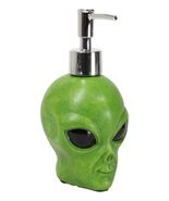 Green UFO Extra Terrestrial Roswell Alien Liquid Soap Or Lotion Pump Dis... - $437.87 MXN