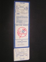 MLB 1989 New York Yankees Full Unused Collectible Ticket Stub 7/06/89 Detroit - £2.71 GBP