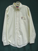 Hathaway Embroidered Golf Player Oxford Stripe Shirt Mens 16.5 Vintage 4... - £18.87 GBP