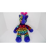 Build A Bear Wild Style Rainbow Giraffe Plush 18&quot; Stuffed Animal - $17.58 CAD