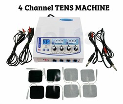 Electrotherapy 04 channel stress Relief  Therapy Unit Self Adhesive/ Sti... - $133.65