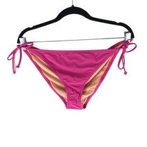 J. Crew Factory Womens String Bikini Bottom Pink XL - £17.69 GBP