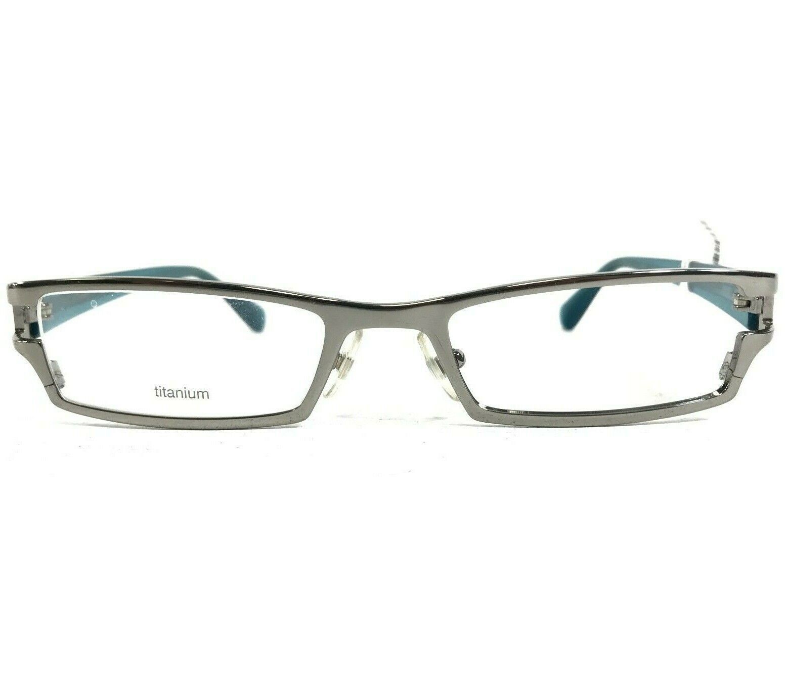 Primary image for Prodesign Denmark Eyeglasses Frames 4322 6522 Silver Blue Rectangular 47-18-140