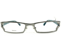 Prodesign Denmark Eyeglasses Frames 4322 6522 Silver Blue Rectangular 47-18-140 - £67.09 GBP