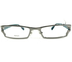 Prodesign Denmark Eyeglasses Frames 4322 6522 Silver Blue Rectangular 47... - £66.88 GBP