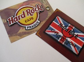 HARD ROCK CAFE PATCHES PRAGUE COMBO &quot;2&quot; IRON ON PATCH + MAGNET #87D - $40.08