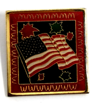 VTG McDonald&#39;s American Flag Golden Arches 4th July Patriotic Crew Pin A... - $12.59