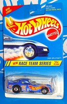 Hot Wheels 1995 Race Team Series #277 Side-Splitter Mtflk Light Blue w/ BWs - £11.96 GBP