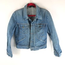 Marshal Womens Denim Jacket Vintage Retro Trucker Cropped Inside Pocket ... - $24.01