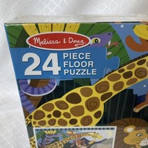 Melissa &amp; Doug Safari Social Jumbo Jigsaw Floor Puzzle 24 Pcs 2 x 3 Feet... - £11.54 GBP