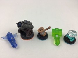 Skylanders Figure Lot Diamond Hammer Life Hammer Water Totem Crystal Cannon Game - £12.94 GBP