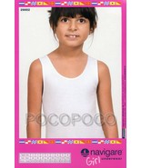 Tank Top Wide Shoulder Baby Rower Underwear Baby Girl Cotton Navigare 29002 - $113.72 MXN
