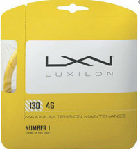 LUXILON - WRZ997112 - 4G 16 (130) - ProTennis Racquet String - Yellow - $24.95