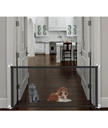 Magic Pet Gate Gates for The House Portable Extra Wide Dog Gates for Doo... - £27.79 GBP