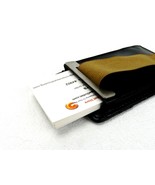 Soho Executive Pocket Business Card Holder/Dispenser, Strap Closure, #JP... - $14.65