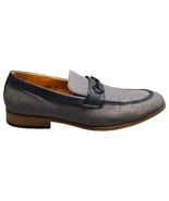 Romario Party Slip On Loafers Mens Size 9 Navy Blue Comfort Low Top Roun... - $31.39 CAD