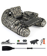 Inflatable Float Tube with Fish Ruler Rod Holder and Storage Pockets-Cam... - $4,870.16 MXN