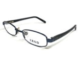 IZOD Pequeño Niños Gafas Monturas 608 BLUE Gris Rectangular Full Borde 4... - $41.59
