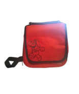 Nintendo 3Ds Messenger Style Carrying Bag Mario Logo Front/Back Orange B... - $15.83