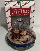 House of Lloyd Set of 4 Christmas Around the World Angel Coasters Angel Tin - $7.87