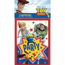 Toy Story 8 ct Party Invitations with Envelopes - £3.09 GBP