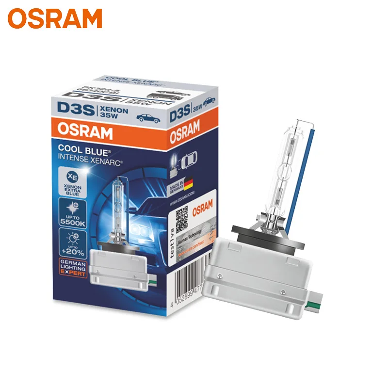 OSRAM D3S 66340CBI Xenon HID Cool Blue Intense 12V 35W Car Xenon Headlight 5500K - £105.25 GBP