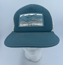 Columbia Sportswear Hat Cap Strapback Flexfit 110 Patch Blue White OSFA ... - $11.64