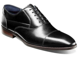 Stacy Adams Kallum Cap Toe Oxford Men&#39;s Shoes Black 25568-001 - $107.99