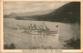Vtg Postcard 1910s Steamer Hendrick Hudson Above Bear Mountain Winsch Back - £10.20 GBP
