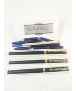 Pen Quest set 3 pens fountain ball point roller point blue ink Made In I... - $21.00