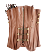 Faux Leather Corset NWT New Steampunk Costume Bolonigaro Trevor Size 25 ... - $125.72 CAD