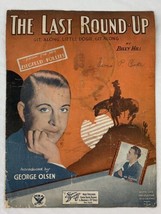 Vintage Sheet Music The Last Round Up Git Along Little Dogie Ziegfeld Fo... - $7.57