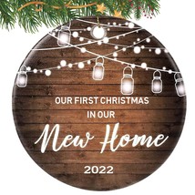 Our First Christmas In New Home Ornament 2022, New Home Christmas Orname... - £18.96 GBP