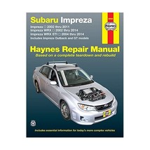 Haynes Subaru Impreza 2002 Thru 2011, Impreza WRX 2002 Thru 2014, Impreza WRX ST - £39.44 GBP